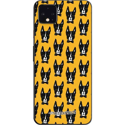 Bouffants and Broken Hearts Boston Terrier Google Pixel 4 XL Skin